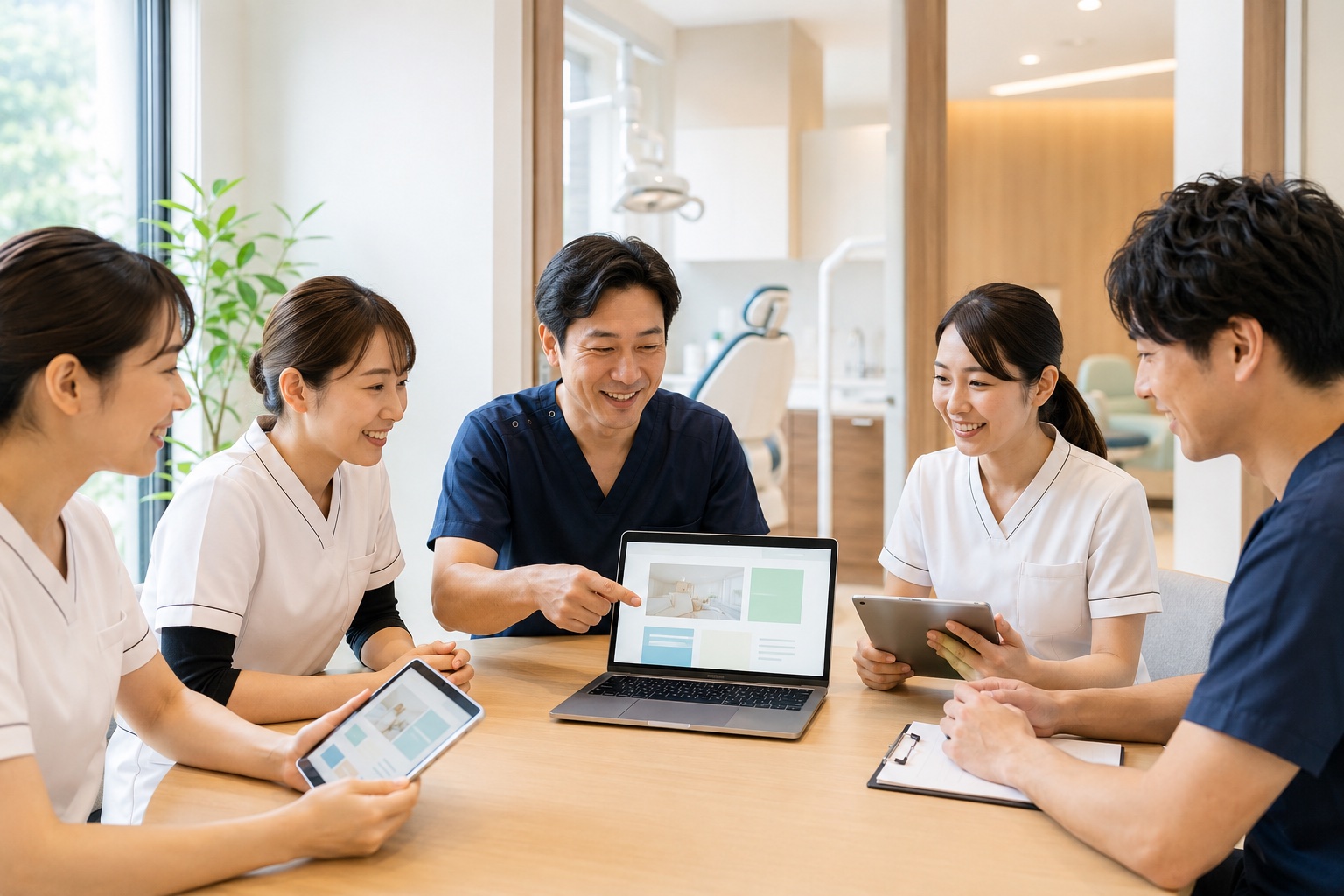 自院サイトのチェック体制と運用のイメージ