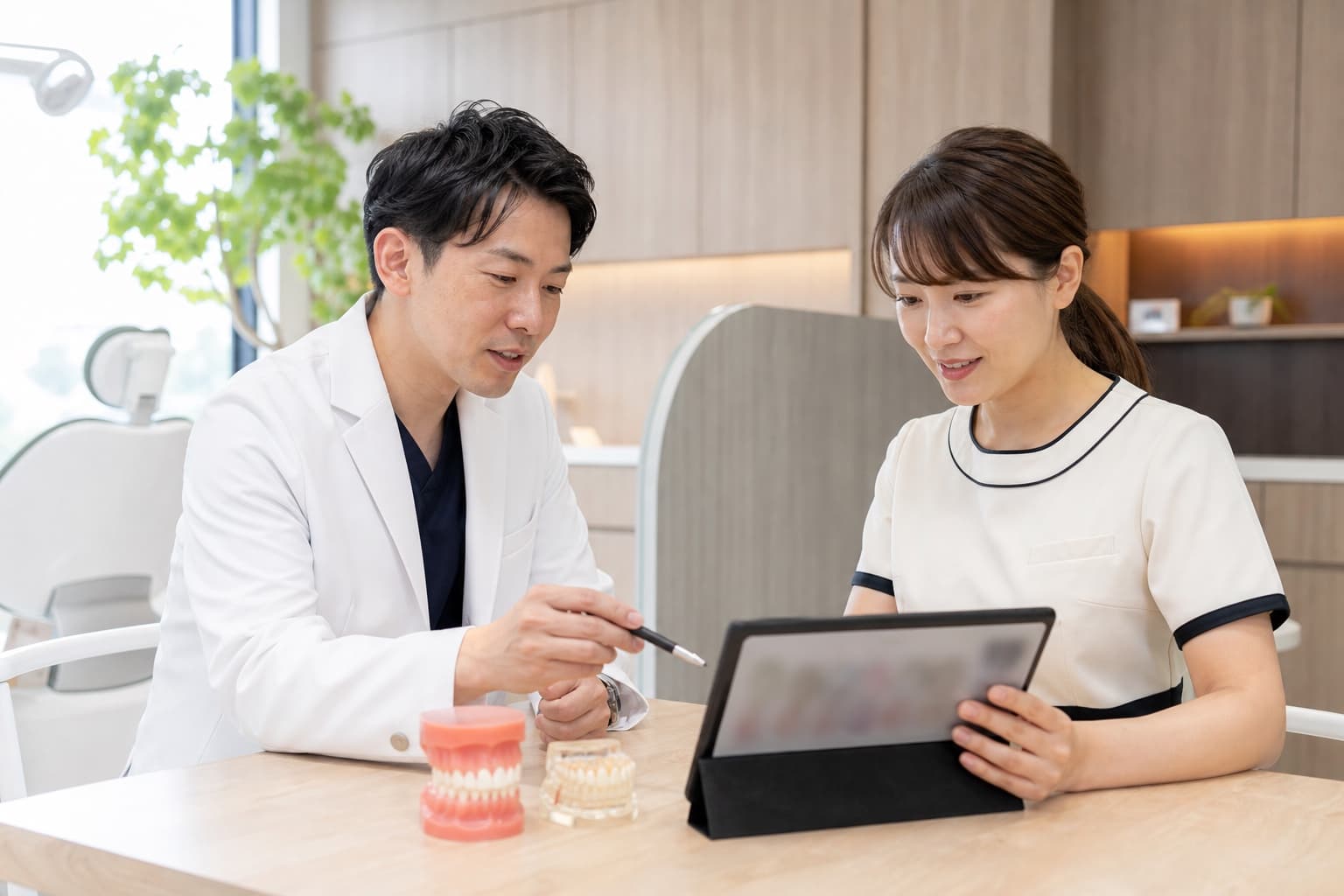 自由診療メニューを設計する歯科医院のイメージ