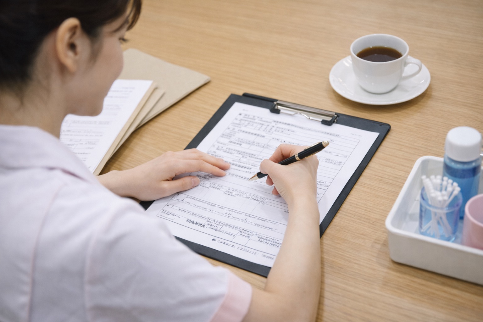 口腔ケアの実践手技のイメージ