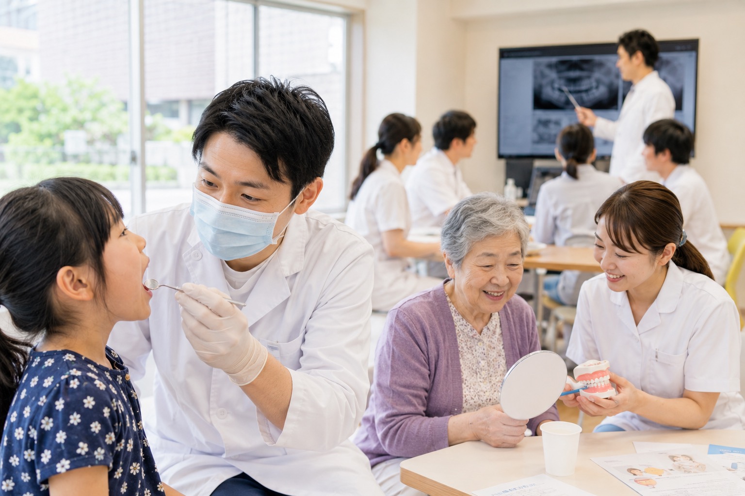 岡山県の歯科医療支援イメージ