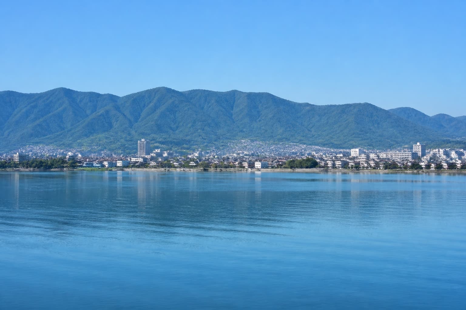 滋賀県の主要エリアの地図