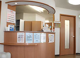 なんもうりフラワー歯科 受付